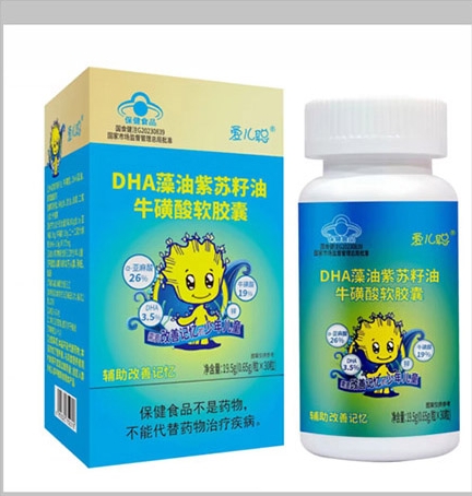 愛(ài)兒聰®DHA藻油紫蘇籽油牛磺酸軟膠囊