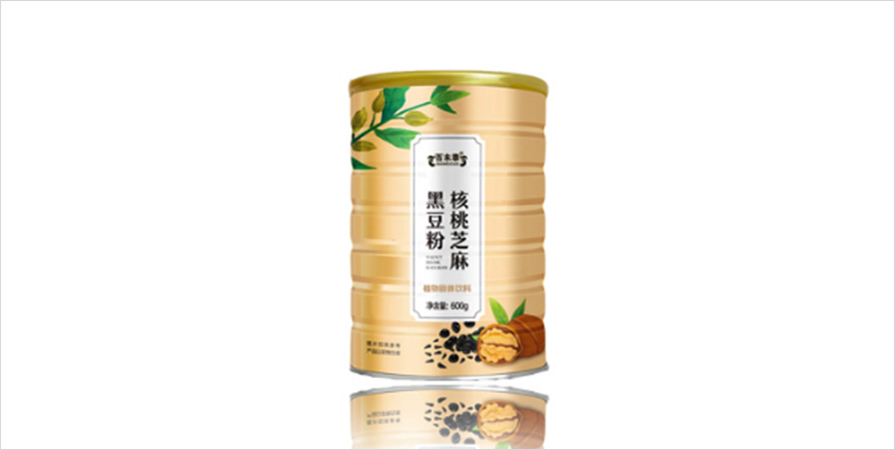 核桃芝麻黑豆粉植物固體飲料慶葆堂委托加工個人定制